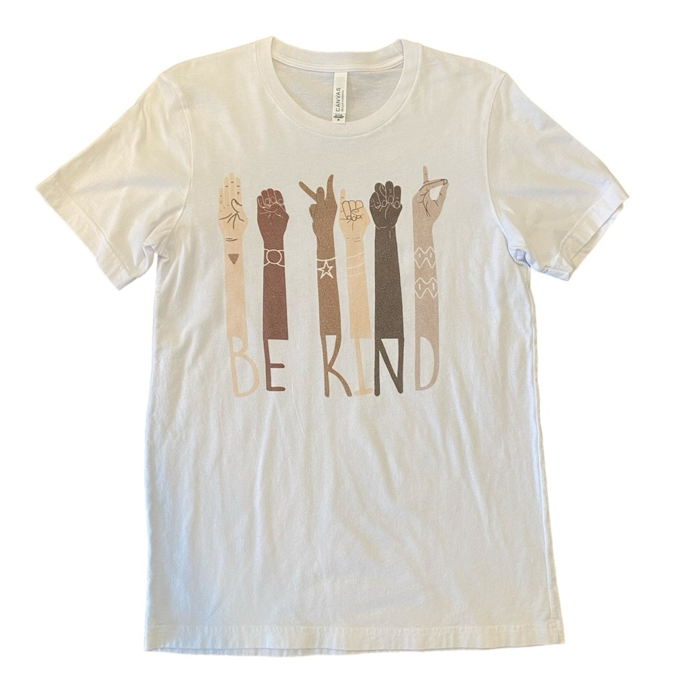 Bella Canvas “BE KIND” Sign Language T-Shirt Medium